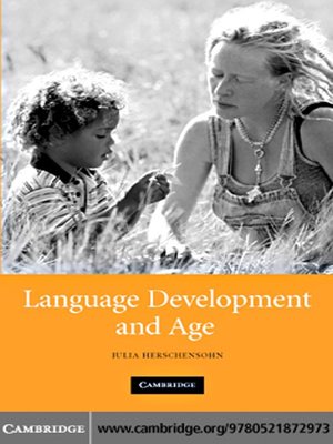 cover image of Language Development and Age